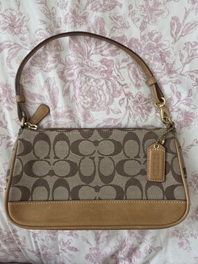 Vintage Coach Signature Canvas Demi Bag